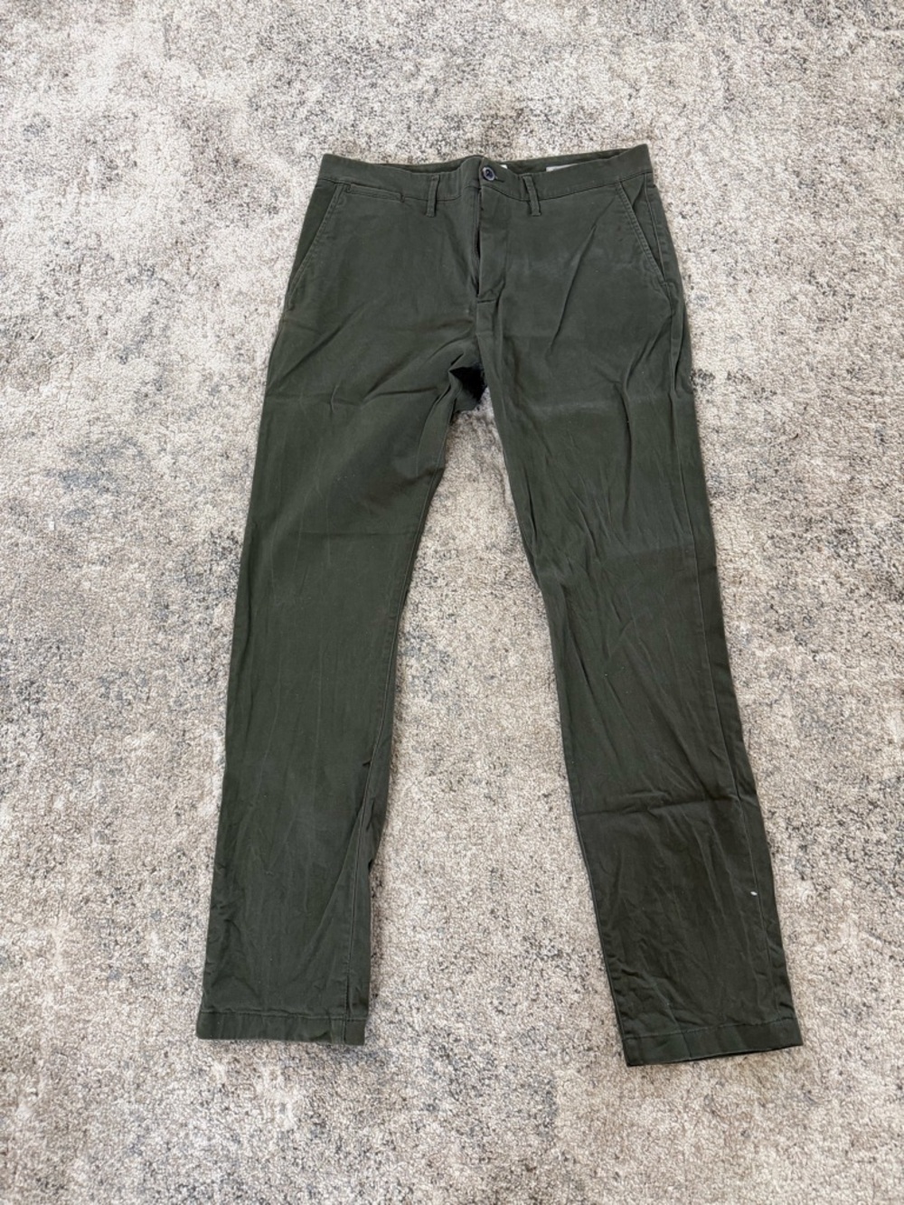 Goodfellow & Co Dark Olive Chinos - Straight Fit 34x32